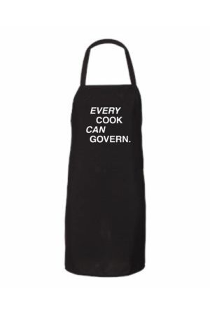 "Every Cook Can Govern" Apron